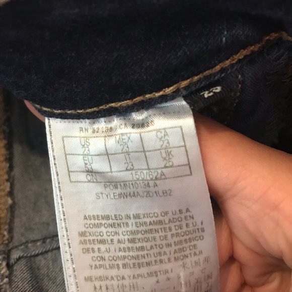 Size 23 Guess Low Rise Curve X Skinny Jeans - Picture 6 of 6